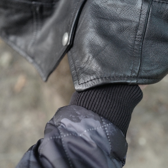 Leather King Leather Vest  Sz W/L M/M - Picture 8 of 11